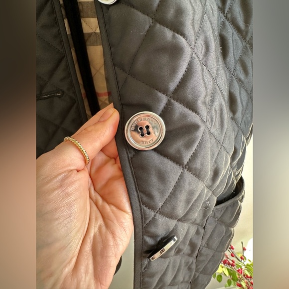 Burberry Brit Quilted Coat/Jacket Nova Check Sz. S - Picture 7 of 8